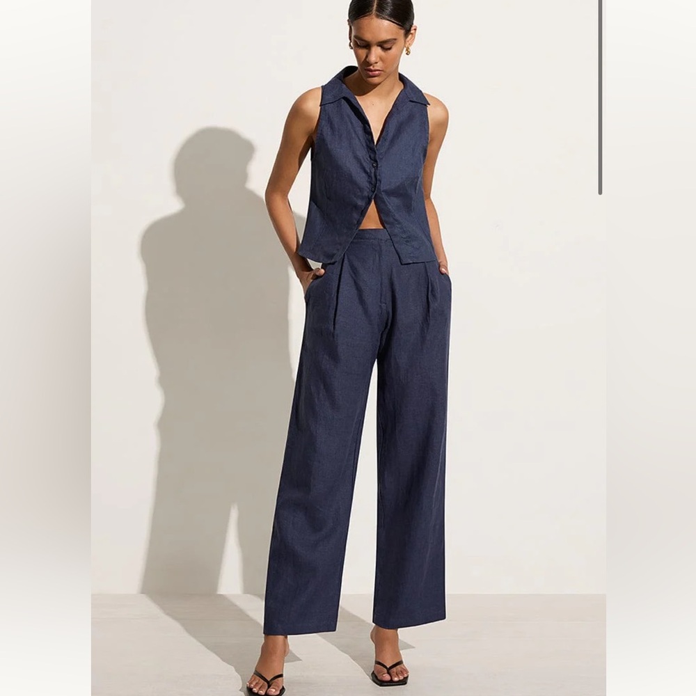 Faithfull the Brand Cedros Pant in Slate